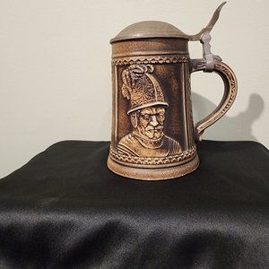 Vintage West German Stein DBGM 7454 Knight